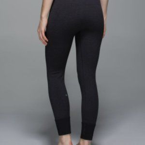 lululemon Ebb to Street Tight: Heathered Black